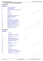 John Deere 6100, 6200, 6300, 6400 instrument unit plug X25 and X26 pinout definitions and wiring connections.