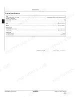 john-deere-6230-to-7230-tractors-technical-manual-tm400819-specs-26.webp John Deere 6230, 6330, 6430, 7130, 7230 engine specifications table showing bore, stroke, displacement, and firing order.