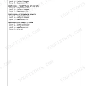John Deere 670, 770, 790, 870, 970, 1070 Repair - Page 1