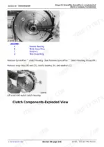 john-deere-7200-7400-tractors-repair-manual-tm1551-exploded-view-299.webp John Deere 7200, 7400 transmission repair manual showing SyncroPlus clutch housing removal and snap ring component diagrams.