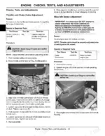 john-deere-737-757-mid-mount-z-trak-technical-manual-tm2199-procedures-34.webp John Deere 737, 757 engine procedures for throttle, choke cable, and slow idle speed adjustments with component diagrams.