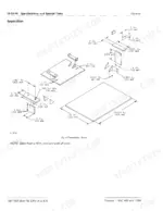 john-deere-850-to-1050-tractors-technical-manual-tm1192-exploded-view-14.webp John Deere 850, 900HC, 950, 1050 technical manual diagram showing dimensions for a custom-fabricated transmission stand.