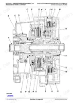 john-deere-agriculture-6100-to-6600-tractors-repair-manual-tm4493-system-diagram-540.webp John Deere Agriculture 6100-6600 PowrReverser module cross-section diagram showing clutch pack and gear components.
