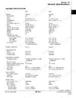 john-deere-f510-f525-residential-front-mowers-technical-manual-tm1475-specs-22.webp John Deere F510, F525 Front Mowers general machine specifications table for engine, electrical, fuel, and drive train systems.