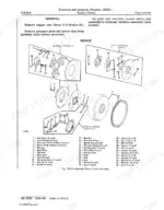 john-deere-jd350-crawler-tractors-and-crawler-loaders-service-manual-exploded-view-230.webp John Deere JD350, JD350 Crawler Tractors and Crawler Loaders engine clutch assembly exploded view and parts list.