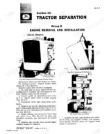 john-deere-jd350-crawler-tractors-and-crawler-loaders-service-manual-procedures-15.webp John Deere JD350, JD350 Crawler Tractors and Crawler Loaders engine removal and radiator service procedures.