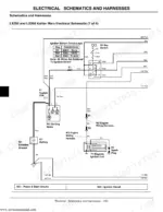 john-deere-lx255-to-lx288-lawn-tractors-technical-manual-tm1754-wiring-253.webp John Deere LX255, LX266, LX277, LX277AWS, LX279, LX288 Kohler main electrical schematic showing ignition and start circuits.