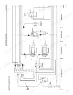 john-deere-m653-m655-m665-mid-mount-ztrak-technical-manual-tm1778-wiring-104.webp John Deere M653, M655, M665 electrical schematic showing ignition, charging, cranking, and run circuits.