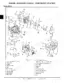 John Deere X300, X304, X320, X324, X340, X360 Kawasaki FH491V engine block exploded view component diagram.