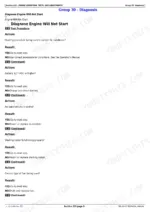 john-deere-x750-x754-x758-tractors-technical-manual-tm142419-troubleshooting-467.webp John Deere X750, X754, X758 engine diagnosis troubleshooting steps for engine will not start procedure.
