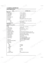 kawasaki-brute-to-4x4-all-terrain-vehicle-service-manual-99924-1334-02-specs-17.webp Kawasaki BRUTE FORCE 750 4x4i, KVF 750 4x4 general specifications table for dimensions, performance, and engine data.