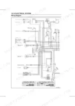 kawasaki-teryx-750-4x4-recreation-utility-vehicle-service-manual-99924-1397-01-wiring-473.webp Kawasaki Teryx 750 4x4 electrical system wiring diagram with ignition and lighting switch connection tables.
