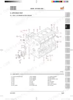 kioti-ck2510-h-ck2810-h-ck3010-h-tractors-workshop-manual-du74-w00-exploded-view-87-8.webp Kioti CK2510(H), CK2810(H), CK3010(H) exploded view diagram of the engine cylinder block group and oil pump assembly.