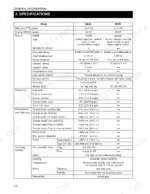 kioti-dk45-dk50-tractor-repair-manual-specs-11.webp Kioti DK45, DK50 technical specifications table including engine, capacities, dimensions, and traveling system data.