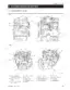 Kioti DK651, DK751, DK801, DK901 engine model views showing component diagrams and numbered parts list.