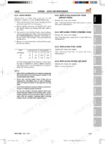 kioti-lk30-tractor-workshop-manual-ss41-w00-hydraulic-45.webp Kioti LK30 maintenance manual page showing anti-freeze mixing table and hose replacement procedures for radiator, fuel, and air.
