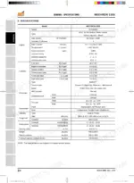 kioti-mechron-2200-utility-vehicle-workshop-manual-suuv-w00-specs-24.webp Kioti MECHRON 2200 general specifications table including engine, capacity, drive train, and performance data.