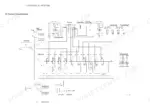 kobelco-sk08-mini-excavator-shop-manual-s5pt0009e01-hydraulic-110.webp Kobelco SK08 hydraulic circuit schematic showing control valve, pump, motors, cylinders, and valve pressure settings table.