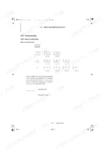 kobelco-sk08-mini-excavator-shop-manual-s5pt0009e01-troubleshooting-315.webp Kobelco SK08 troubleshooting guide showing machine and engine diagnostic flow chart and inspection item legend.