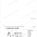 Kubota BX1850, BX2350, RCK48-18BX, RCK54-23BX, RCK60B-23BX, RCK48P-18BX, RCK54P-23BX, LA203, LA243 engine lubricating system diagram