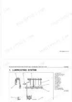 Kubota BX1850, BX2350, RCK48-18BX, RCK54-23BX, RCK60B-23BX, RCK48P-18BX, RCK54P-23BX, LA203, LA243 engine lubricating system diagram