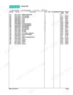 Kubota BX2200D crankcase parts list table with reference numbers, part numbers, descriptions, and component weights.