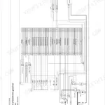 Kubota EGV01, EGV06, EGV08, EGV09 electronic governor wiring diagram showing ECU pinout connections and engine sensors.
