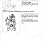 Kubota L3130, L3430, L3830, L4330, L4630, L5030 engine body diagrams showing piston installation and dynamic balancer.
