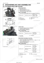 kubota-l3200-l3800-tractor-workshop-manual-exploded-view-130.webp Kubota L3200, L3800 engine cylinder head, injection pipe, and nozzle holder disassembly and torque specifications.
