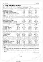 kubota-l3200-l3800-tractor-workshop-manual-torque-98.webp Kubota L3200, L3800 engine tightening torque specification tables for chassis and engine components.