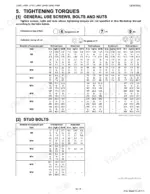 kubota-l3560-to-l6060-tractor-workshop-manual-9y111-08242-torque-40.webp Kubota L3560, L4060, L4760, L5060, L5460, L6060 torque tables for general use screws, bolts, nuts, and stud bolts.