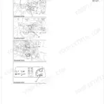 Kubota L4400 tractor identification diagrams showing serial number, engine plate, and hour meter locations.