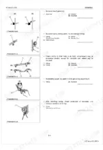 kubota-m108s-low-profile-tractor-workshop-manual-9y111-16183-exploded-view-25.webp Kubota M108S Low Profile wiring harness installation and clamping procedures diagram showing grommets and terminal covers.