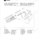 Kubota M4500(A/AC), M5500(A/AC), M7500(A/AC) exploded view diagram of the dual clutch assembly and linkage components.