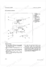 Kubota M4500(A/AC), M5500(A/AC), M7500(A/AC) hydraulic circuit diagram showing oil flow, pump, valves, and cylinder.