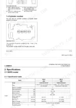 Kubota M5091, M5111 engine cylinder numbering diagram and V3800 engine specifications table for ROPS models.