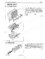 Kubota M6800, M6800S, M8200, M9000, M6800SQ, M8200Q, M9000Q, M6800HD, M8200HYDRAULIC SHUTTLE, M9000HYDRAULIC SHUTTLE, M8200DNB, M8200SDNB, M8200SDNBC, M9000DT-L, M9000DT-M exploded view of engine cylinder block, crankcase, oil pan, and crankshaft.