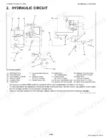 kubota-m7040su-m7040dt-su-tractor-workshop-manual-9y111-04240-hydraulic-334.webp Kubota M7040SU, M7040DT-SU hydraulic circuit diagram showing pumps, valves, cylinders, and oil tank components.