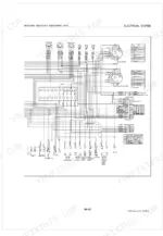 Kubota M8200DNB, M8200SDNB, M8200SDNBC electrical system wiring diagram showing fuses, relays, and switch connections.
