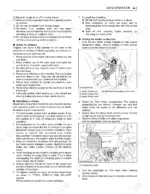kubota-m8540-narrow-tractor-operator-manual-operations-14.webp Kubota M8540 NARROW operator manual page showing safe operation procedures, brake pedal locking diagram, and registration plate location.