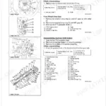 Kubota M9000DT-M transmission service manual: bearing holder, front wheel drive gear, and auxiliary shift section procedures.
