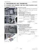 Kubota M9540 Dual Speed solenoid valve assembly and dual speed solenoid valve disassembly and torque specifications.