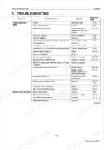kubota-m9540-dual-speed-tractor-workshop-manual-troubleshooting-125.webp Kubota M9540 Dual Speed engine troubleshooting table for engine start and starter motor failure symptoms.