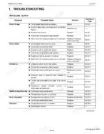 kubota-me8200dtn-tractor-shop-manual-troubleshooting-46.webp Kubota ME8200DTN troubleshooting table for travelling clutch symptoms, probable causes, and repair solutions.