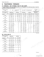 kubota-mx4700-mx5100-tractor-workshop-manual-torque-25.webp Kubota MX4700, MX5100 general tightening torque tables for screws, bolts, nuts, and stud bolts by diameter and material.
