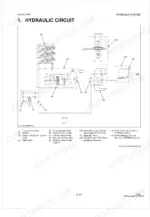 Kubota MX5100, MX5100HST hydraulic circuit diagram showing pumps, control valves, and steering controller components.