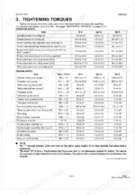 Kubota MX5100, MX5100HST tightening torque specification tables for tractor body and engine body components.