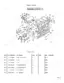 Kubota MX5100H crank case exploded view diagram and parts list with reference numbers for engine components.