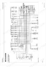 Kubota MX5200 electrical wiring diagram for manual transmission model showing relays, switches, and lighting circuits.