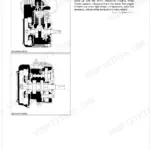 Kubota OC60-E4, OC95-E4 engine body cross-section diagrams showing internal components and ACTV system overview.